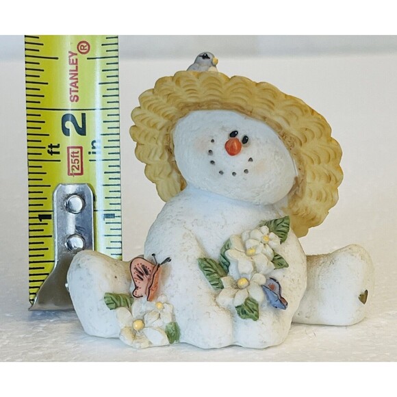 Sarah's Attic Snowonders 6404 May Blossom Snowman Dated 1998 Numbered Signed - Picture 10 of 10